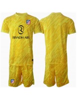 Otroške Nogometnih dresov Atletico Madrid Vratar Tretji 2024-25 Kratki rokavi (+ hlače)
